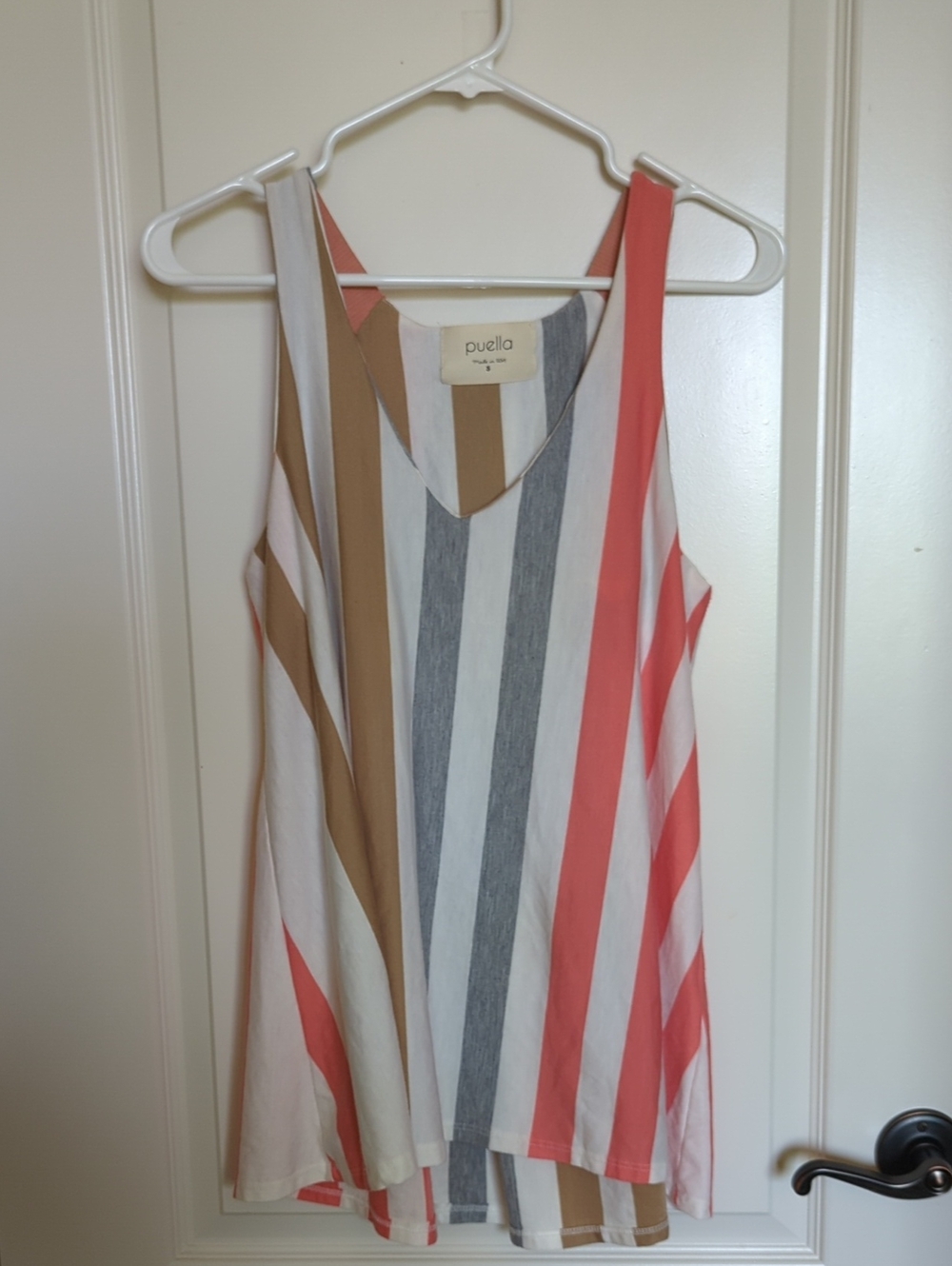 Anthropologie Puella Striped Swing Top